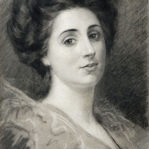 image for: Antoni Fabrés - Retrat de dama - Cap a 1910