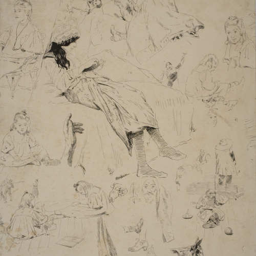 image for: Antoni Fabrés - Apunts diversos - Cap a 1901