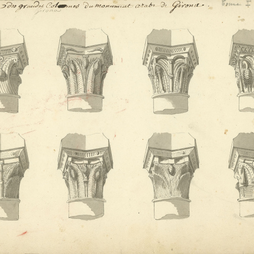 image for: Jacques Moulinier - Capitells dels banys àrabs de Girona - Cap a 1801-1803