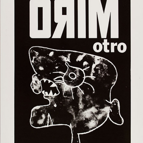 image for: Oriol Maspons - Sense títol [Cartell de l&#039;exposició &quot;Miró otro&quot;, COAC, Barcelona] - 1969