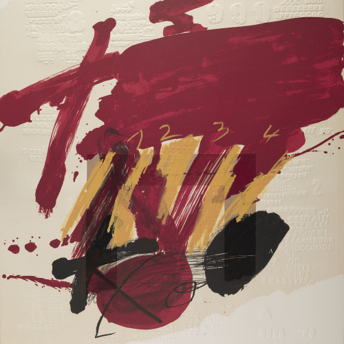 image for: Antoni Tàpies - Composició - Cap a 1979