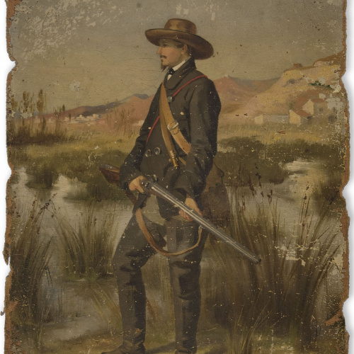 image for: Claudi Lorenzale - El caçador - Segona meitat del segle XIX