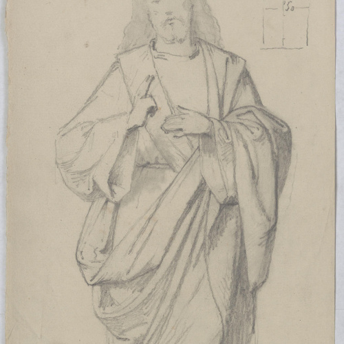 image for: Claudi Lorenzale - Jesucrist - Cap a 1850-1870