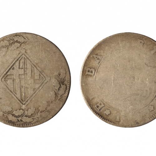 image for: Ocupació francesa - 1 pesseta - 1808-1814