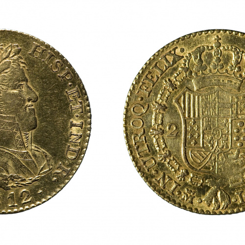 image for: Ferran VII d&#039;Espanya - 2 escuts - 1812