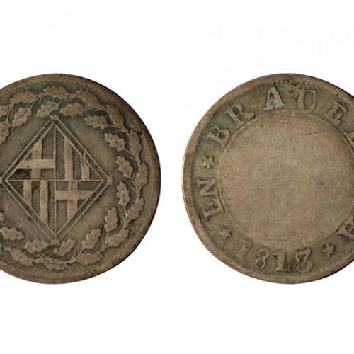 image for: Ocupació francesa - 1 pesseta - 1813