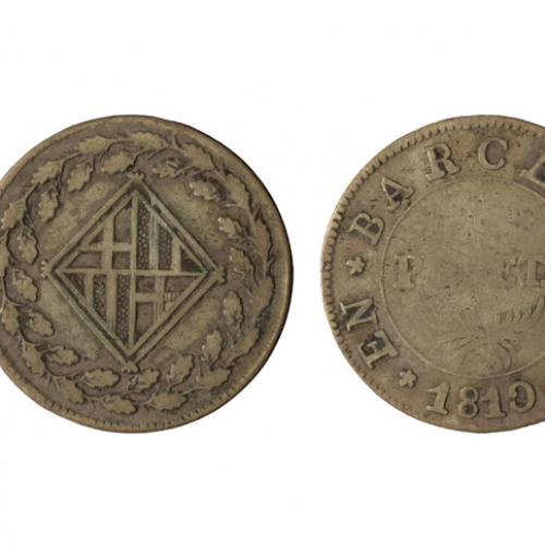 image for: Ocupació francesa - 1 pesseta - 1810