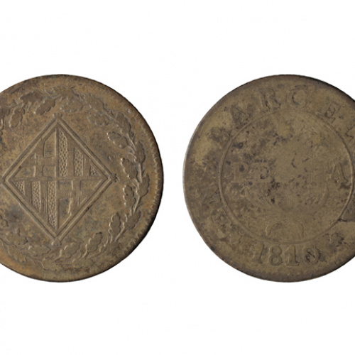 image for: Ocupació francesa - 1 pesseta - 1810