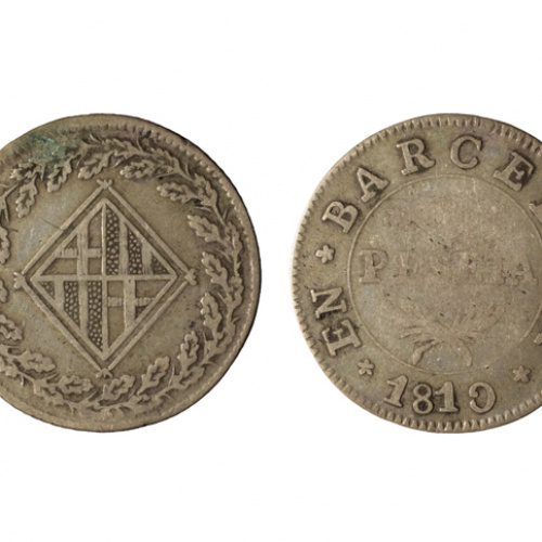 image for: Ocupació francesa - 1 pesseta - 1810