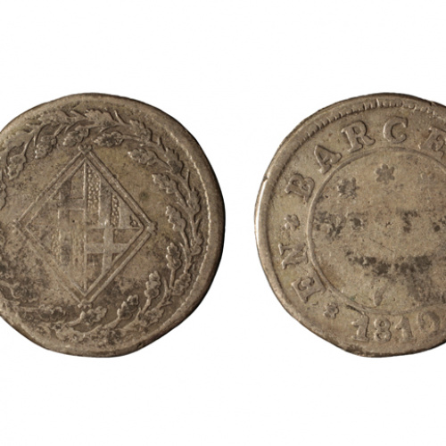 image for: Ocupació francesa - 1 pesseta - 1810
