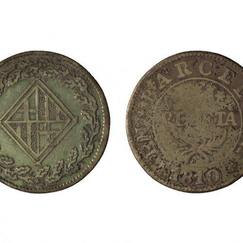 image for: Ocupació francesa - 1 pesseta - 1810