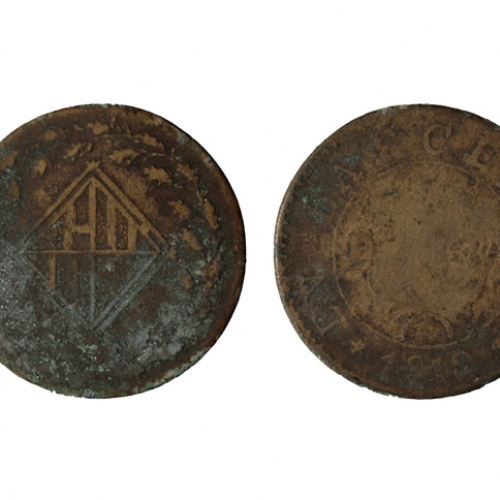 image for: Ocupació francesa - 1 pesseta - 1810