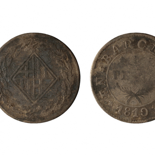 image for: Ocupació francesa - 1 pesseta - 1810