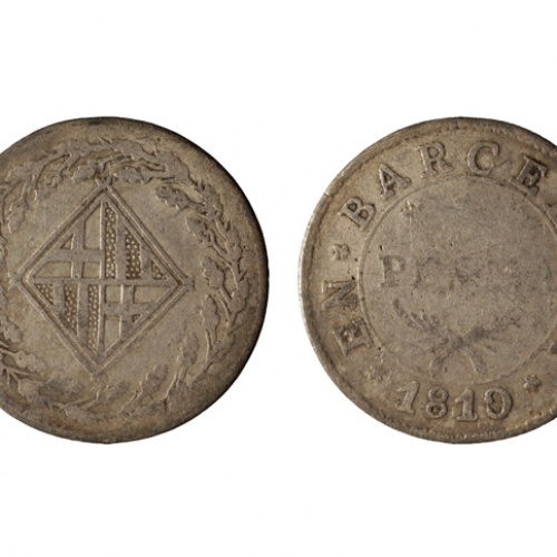 image for: Ocupació francesa - 1 pesseta - 1810