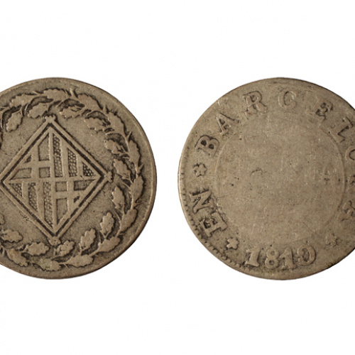 image for: Ocupació francesa - 1 pesseta - 1810