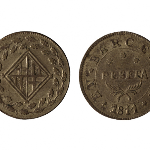 image for: Ocupació francesa - 1 pesseta - 1811