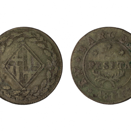 image for: Ocupació francesa - 1 pesseta - 1811