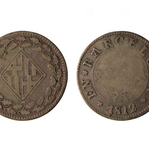 image for: Ocupació francesa - 1 pesseta - 1812