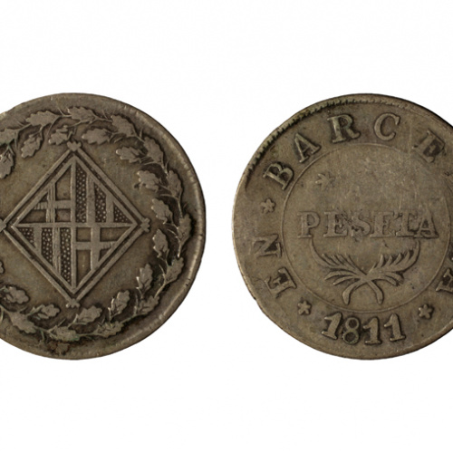image for: Ocupació francesa - 1 pesseta - 1811