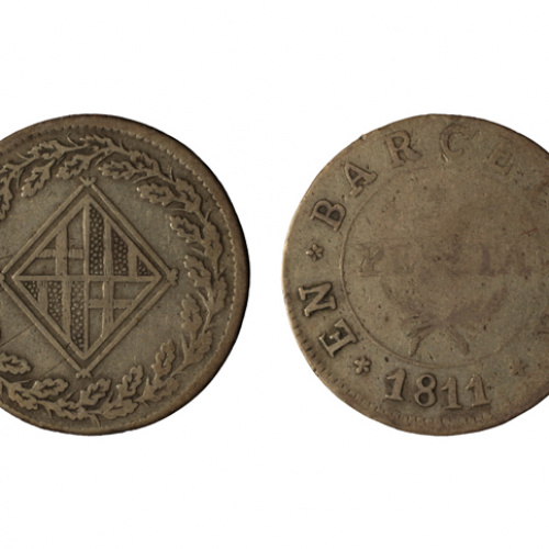 image for: Ocupació francesa - 1 pesseta - 1811