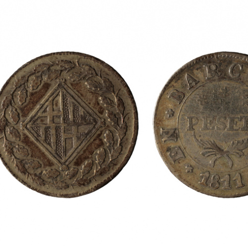 image for: Ocupació francesa - 1 pesseta - 1811
