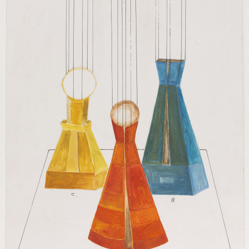 image for: Aurèlia Muñoz - Projecte per a «Tres personatges» - 1970