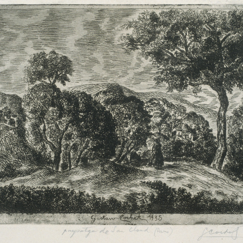 image for: Gustavo Cochet - Paysage de Saint Cloud (París) - 1935