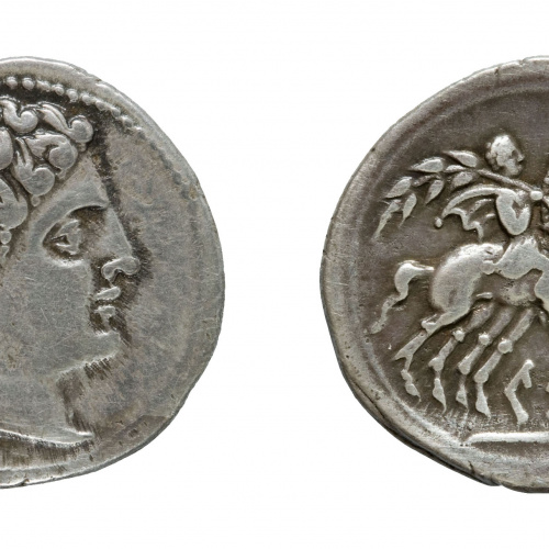 Kese - Denari de Kese - Segona meitat del segle II aC image for: Kese - Denari de Kese - Segona meitat del segle II aC