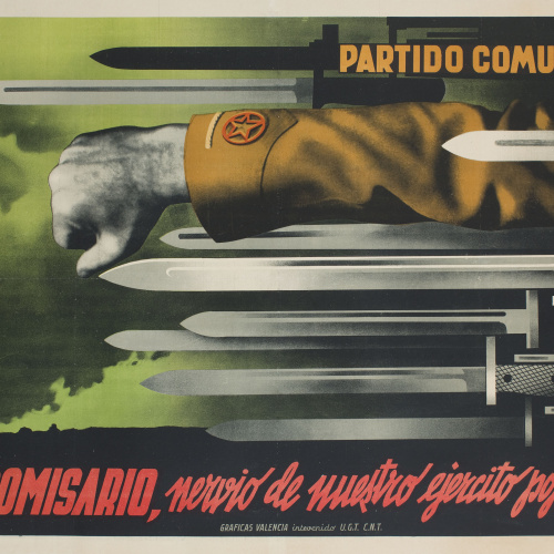 Josep Renau - El comisario, nervio de nuestro ejercito popular - 1937 image for: Josep Renau - El comisario, nervio de nuestro ejercito popular - 1937