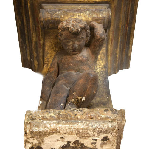 image for: Anònim - Mènsula amb jove atlant - Primera meitat del segle XVII