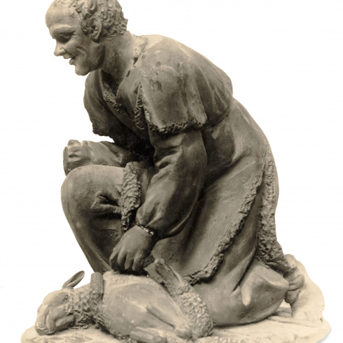 image for: Damià Campeny - Pastor amb xai - Cap a 1815-1840