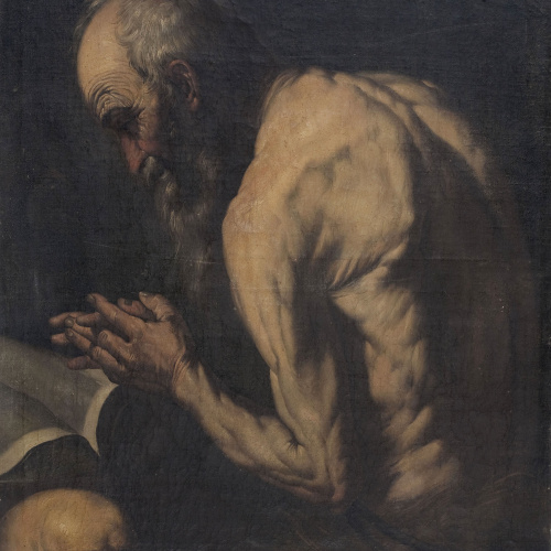 image for: Anònim - Sant Pau ermità (a partir d&#039;un Josep de Ribera) - Entre 1650-1800