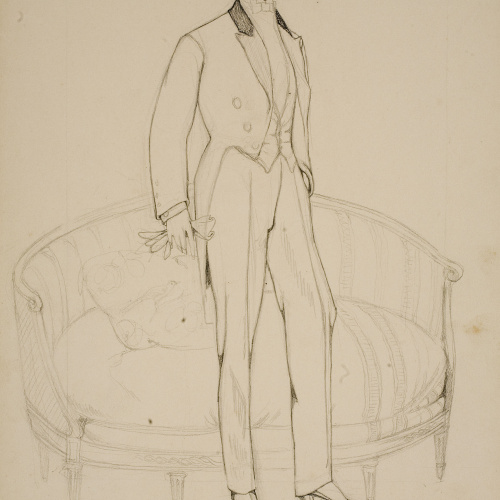 image for: Ismael Smith - Dandi. Il·lustració per a moda - Cap a 1910-1913