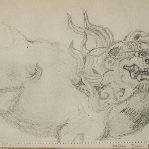 image for: Ismael Smith - Figura del bestiari oriental - Cap a 1909-1916