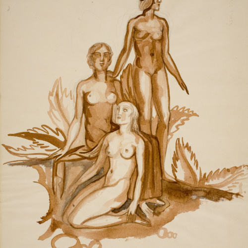 image for: Ismael Smith - Grup de figures femenines - Cap a 1920-1925
