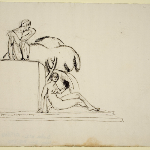 image for: Ismael Smith - Projecte de monument «El geni descobrint la vida» - Cap a 1912