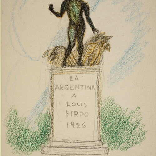 image for: Ismael Smith - Monument a Louis Firpo - Cap a 1925-1926