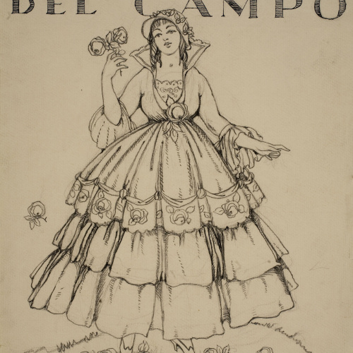 image for: Ismael Smith - Projecte per a «Flores del Campo» - 1915