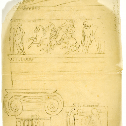 image for: Ismael Smith - Calc de fris i capitell - Cap a 1905-1915