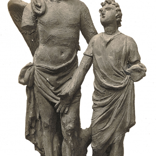 image for: Damià Campeny - L&#039;arcàngel sant Rafael amb el jove Tobies - Cap a 1815-1840