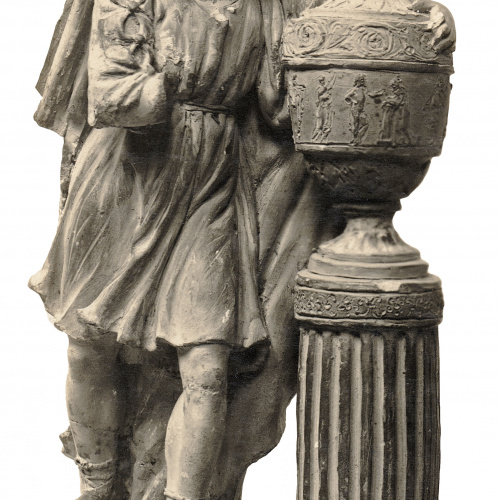 image for: Damià Campeny - Home recolzant-se en un gerro funerari - Cap a 1805-1815