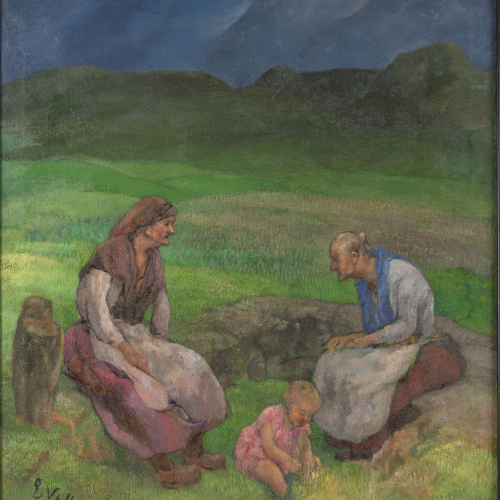 image for: Evaristo Valle Fernández Quiro - Les àvies - Cap a 1929
