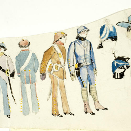 Ismael Smith - Uniformes militars i barrets - Cap a 1905-1915 image for: Ismael Smith - Uniformes militars i barrets - Cap a 1905-1915