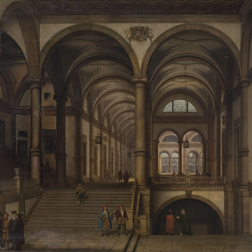 image for: Pablo Gonzalvo - Interior d&#039;un palau - 1855