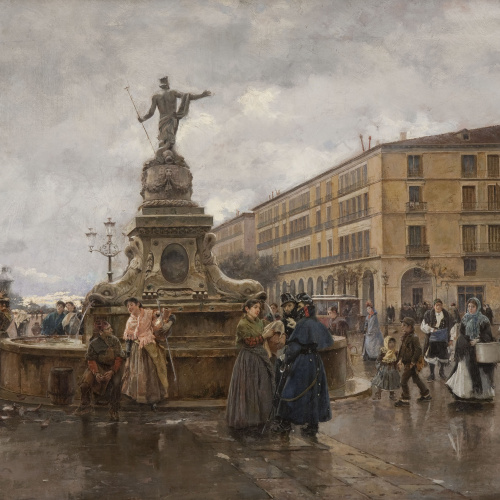 image for: Joaquín Pallarés - El Dios de las Aguas (Saragossa) - 1890