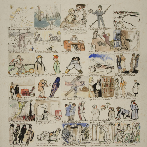 image for: Ismael Smith - «Auca de&#039;n Lluís Garriga que s&#039;en vé a Neully» - 1913