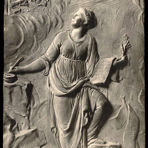 image for: Damià Campeny - La Fama escrivint la història de Crist: La Nativitat - Cap a 1816