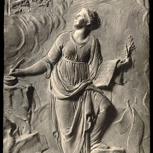 Damià Campeny - La Fama escrivint la història de Crist: La Nativitat - Cap a 1816 image for: Damià Campeny - La Fama escrivint la història de Crist: La Nativitat - Cap a 1816