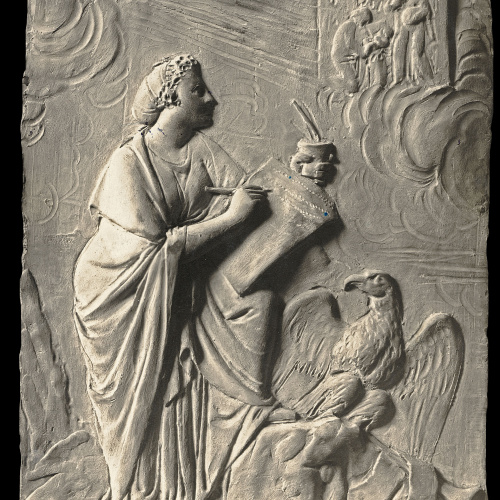 image for: Damià Campeny - La Fama escrivint la història de Crist: La Sagrada Família - Cap a 1816
