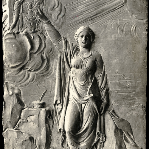 image for: Damià Campeny - La Fama escrivint la història de Crist: Jesús predicant - Cap a 1816